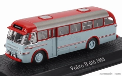 Edicola Volvo B616 Autobus 1953 - Damage Display Box 1:72 Červená Světle Modrá