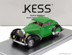 Kess-model Bugatti T57 Labourdette Vutotal Coupe 1936 1:43 zelená čierna
