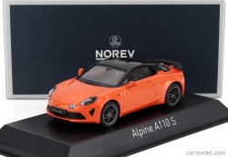 Norev Renault Alpine A110 S Pack Aero 2022 1:43 Orange Met