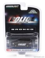 Greenlight Ford usa Bronco Sport Police Interceptor 2021 1:64 Black