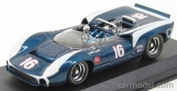 Najlepší model Lola T70 Spider N 16 Riverside 1967 G.follmer 1:43 Blue Met White
