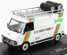 Ixo-models Fiat 242 Van Fiat Team Totip Jolly Club Assistance Rally 1985 - Lancia 037 1:43 Bielo-zeleno-oranžová