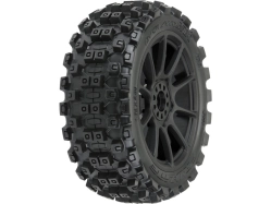 Kolesá Pro-Line 3,3", pneumatiky Badlands MX M2 Buggy, čierny disk Mach 10 H17 (2)