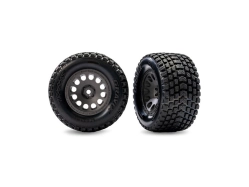 Kolesá Traxxas 2.1/2.6", hranatý sivý disk, pneumatiky Gravix (predné) (2)