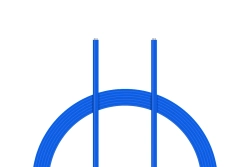 Kabel PVC 0.055mm2 10m (modrý)
