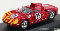 Umelecký model Ferrari 330p N 26 Sebring 1965 Grossman - Hudson 1:43 Red