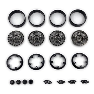 HBP240505 - Deep Star Bead Lock Wheel ( 1.2 ) Black Chrome