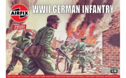 Airfix figúrky – WWII nemecká pechota (1:76) (Vintage)