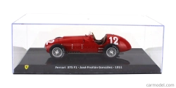 Edicola Ferrari F1 375 N 12 Season951 Jose Froilan Gonzalez - Con Vetrina - S vitrínou 1:24 červená