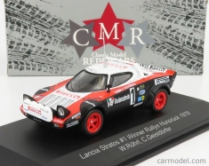 Cmr Lancia Stratos Hf Pirelli N 1 Winner Rally Hunsruck 1978 W.rohrl - C.geistdorfer 1:43 Červená Černá Bílá