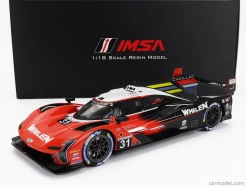 Truescale Cadillac V-lmdh 5.5l V8 Team Whelen Engineering Racing N 31 12h Sebring 2023 Jack Aitken - Pipo Derani - Alexander Sims 1:18 Červená čierna biela
