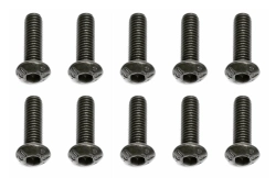 M3x10mm, imbus skrutky s guľatou hlavou, 10 ks