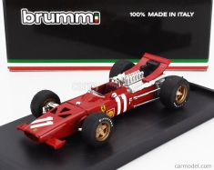 Brumm Ferrari F1  312 N 11 Monaco Gp 1969 Chris Amon 1:43 Červená Bílá