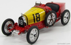 Cmc Bugatti T35 N 18 National Colour Project Spain 1924 1:18 Červená Žlutá