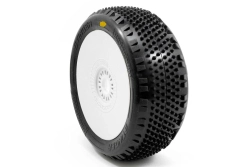 STINGER V4 BUGGY A2 (SOFT) lepené pneumatiky, biele disky, 2 ks.