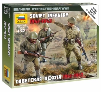 Zvezda figurky - sovětská pěchota 1941 (1:72)