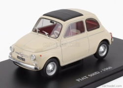 Edicola Fiat 500d 1960 - Con Vetrina - With Showcase 1:24 Cream