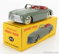 Edicola Simca 8 Sport Spider 1955 1:43 Sivá