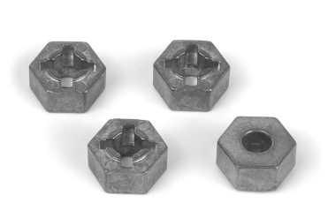 12mm šesťhranné unášače kolies (kovové/4 ks)