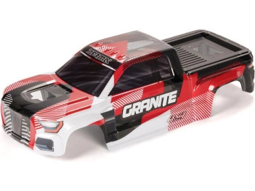 Arrma karosérie bezsponková červená: Granite
