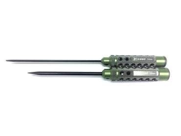 Skrutkovače – ploché – ALU verzia SÚPRAVA: 3,0 & 5,0 mm, 2 ks (HSS typ)