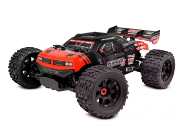 RC auto PUNISHER-4 Monster Truck 4WD 3-4S RTR, červená