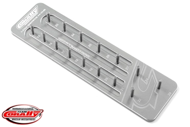 Hliníkový držiak pastorka M0,6/3,17 mm (pre 15 pastorkov)