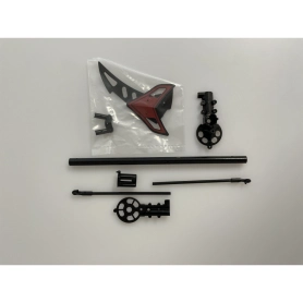 Set zadního ocasu pro Buzzard Amewi, červená