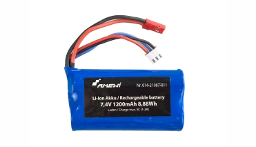 Akumulátor Li-Ion 7,4V 1200mAh Amewi