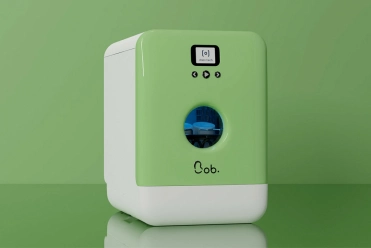 Stolní myčka Bob, světle zelená / bílá