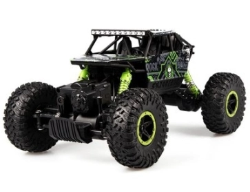 RC auto Conqueror 1:18, zelená + náhradná batéria