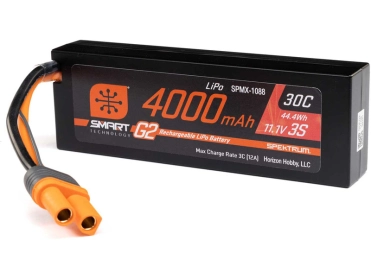 Spektrum Smart G2 LiPo 11.1V 4000mAh 30C HC IC5
