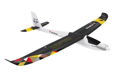 RC letadlo Alpha 1500V2 RTF(M1), černá