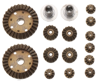 Kompletní sada ozubení do obou diferenciálů pro Across