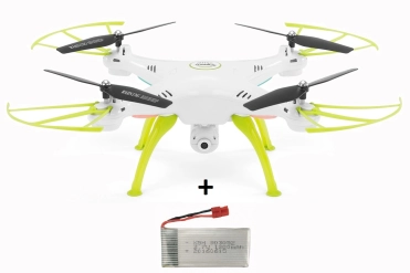 Dron Syma X5HW, bílá + náhradní baterie