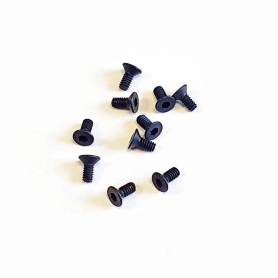 SWORKz oceľová inbusová skrutka so zápustnou hlavou, M2x4,6mm, 10 ks