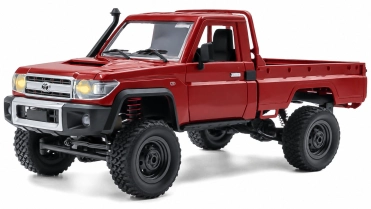 RC auto Land Cruiser Toyota, červená + náhradná batéria