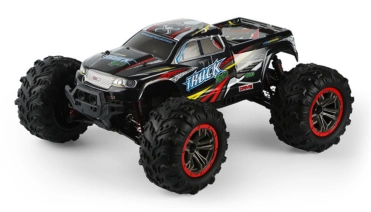 RC monster truck 9125, červená + náhradná batéria
