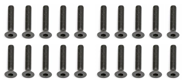 M3x16mm, Imbus šrouby s zápustnou hlavou, 10 ks.
