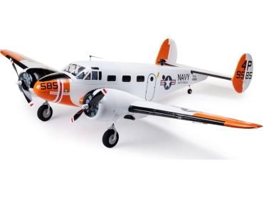 E-flite Beechcraft D18/RC-45J 1.5m BNF Basic AS3X+ SAFE Select