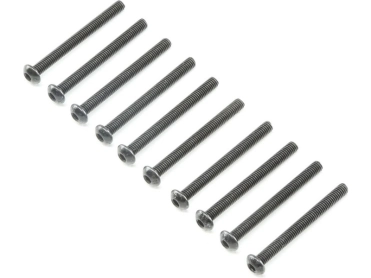 Losi skrutka Button Head M3x30mm (10)