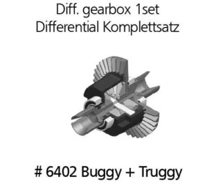 6402 Diferenciál - kompletní sada