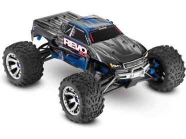 RC auto Traxxas Nitro Revo 1:8 s BlueTooth RTR, modrá