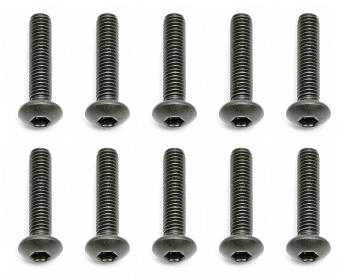 M3x14mm, imbus skrutky s guľatou hlavou, 10 ks