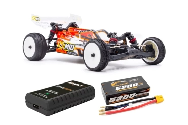 RTR Brushless Buggy XMid 2WD Hobbytech + akumulátor a nabíjačka