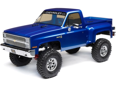 RC auto Axial SCX10 III Base Camp 1:10 4WD Chevy K10 1982 RTR, modrá