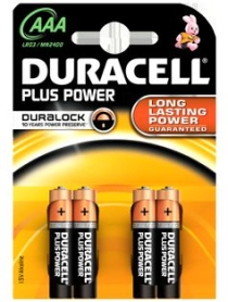 Baterie Duracell Plus Power AAA 4ks