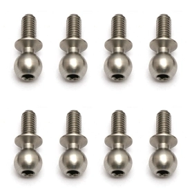 Kulové čepy, střibrné, 6mm, 10ks.