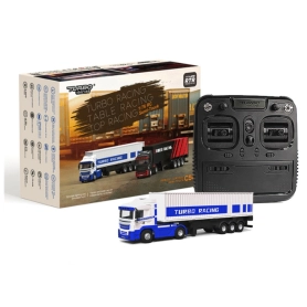 RC kamion s přívěsem 1/76 C50 RTR, bílá