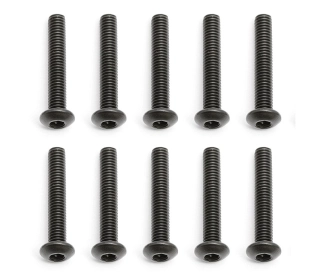 Skrutka M3x18mm s imbusovou šošovkovou hlavou, 10 ks